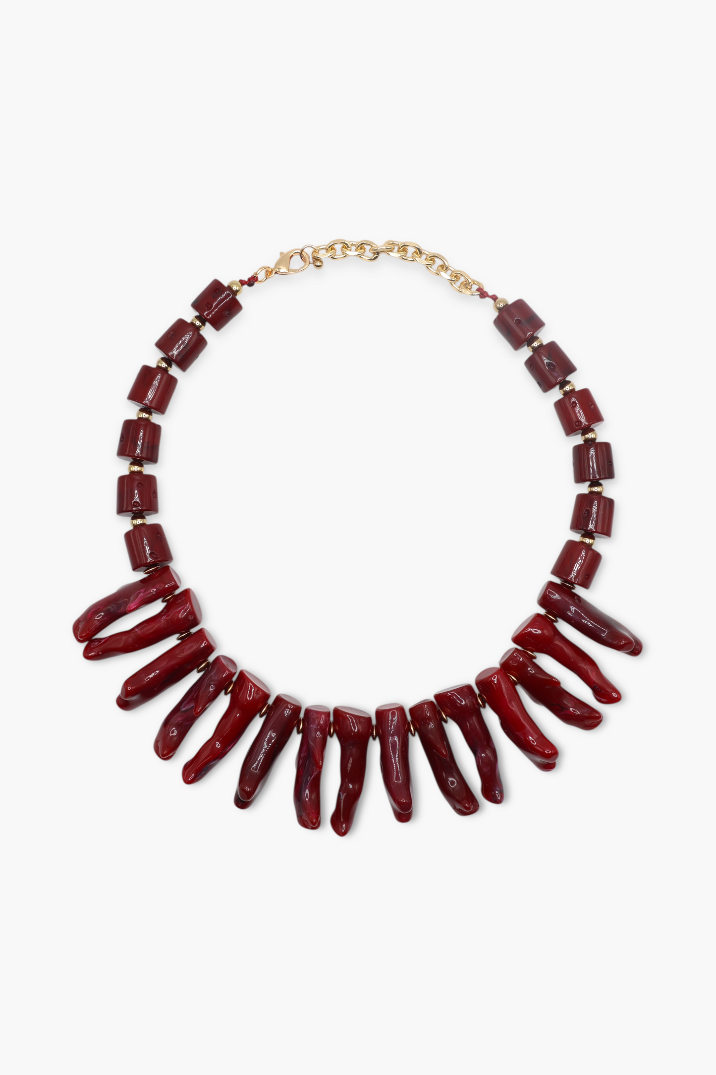 N5111 | Bold Fringe Collar Necklace | APD9997