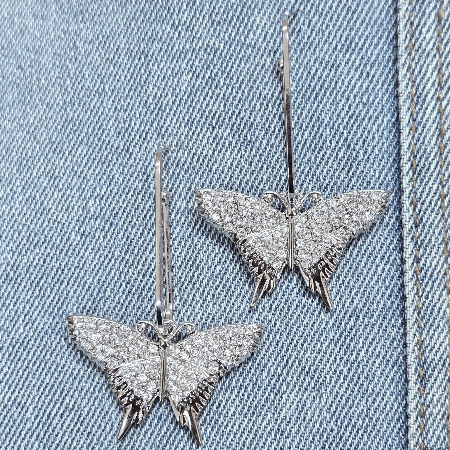 E1213 CE1129 Butterfly Design Drop Dangle Earrings