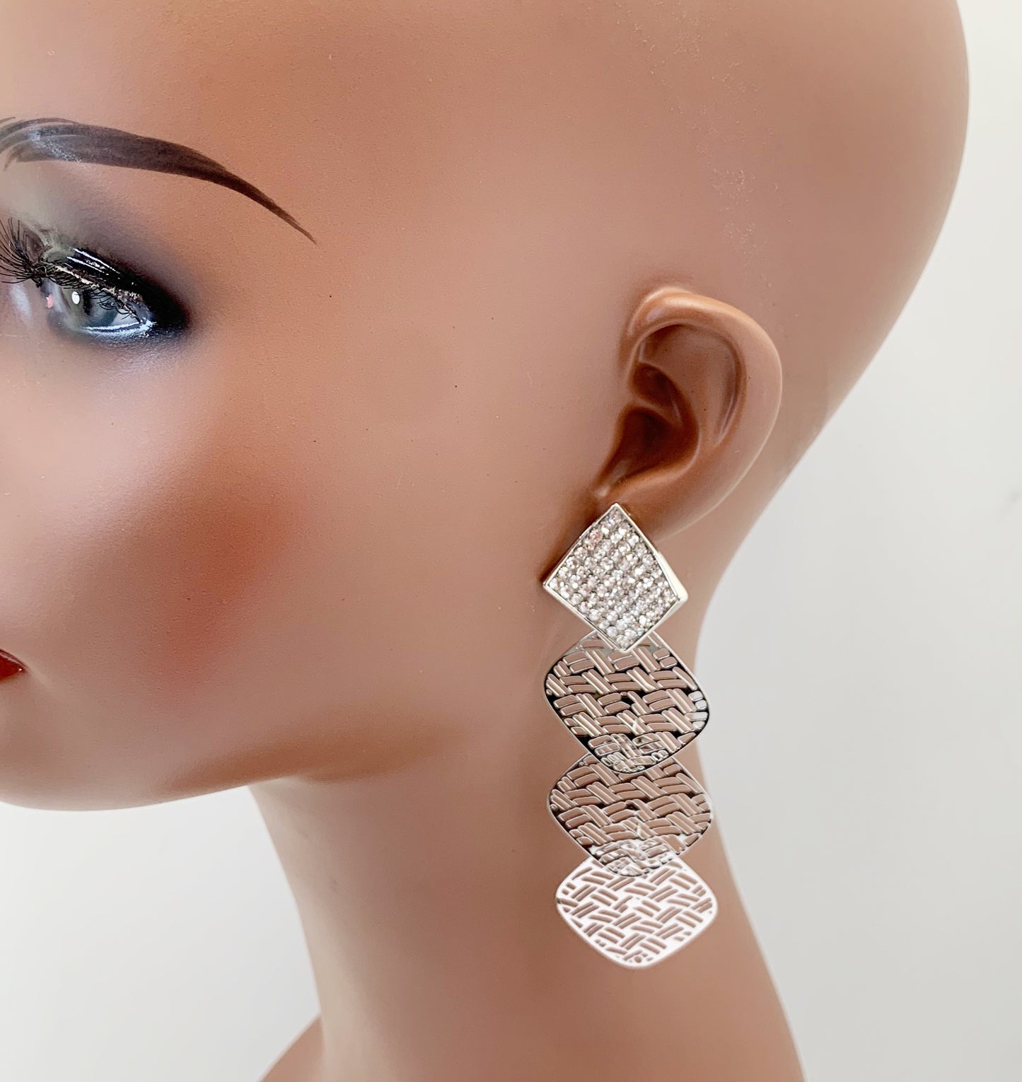 Long Geometric Dangle Earrings | E0013