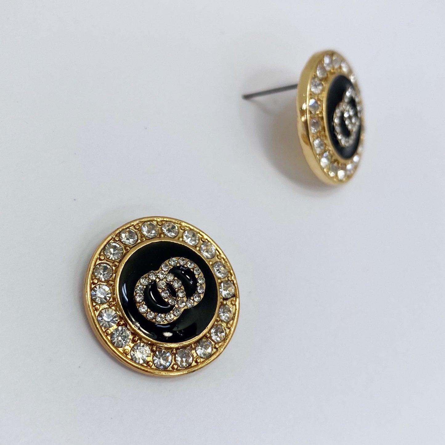 E1189 TNE2570 Circle Stud Post Earrings