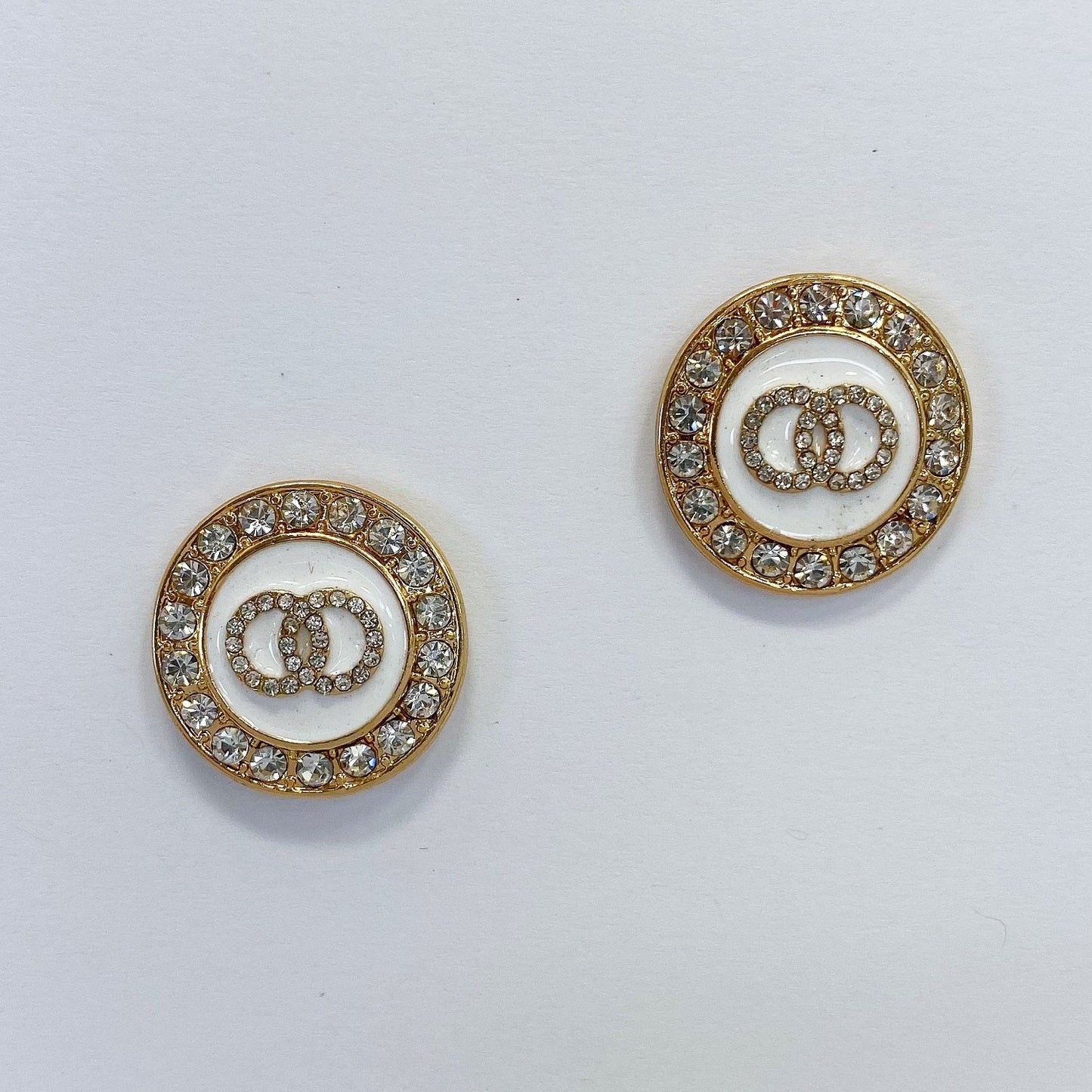 E1189 TNE2570 Circle Stud Post Earrings