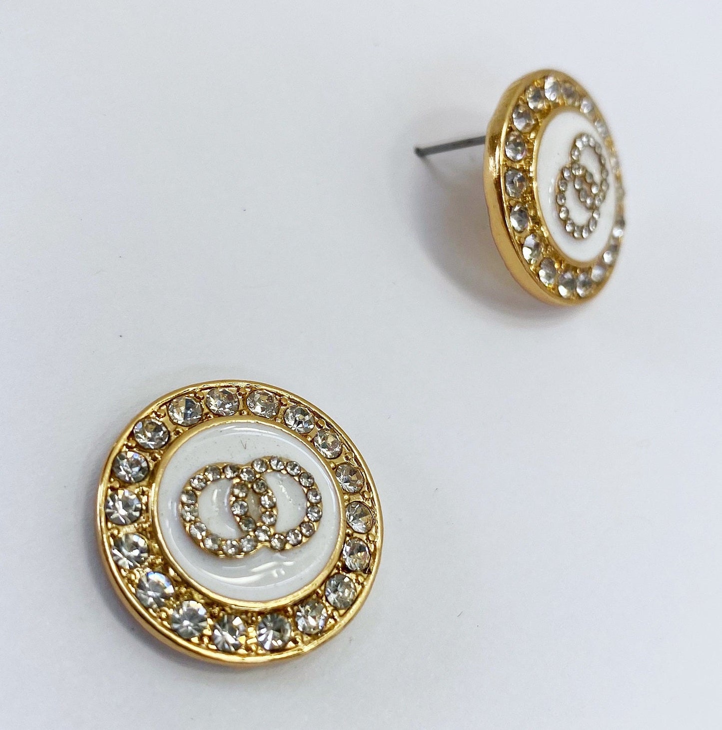 E1189 TNE2570 Circle Stud Post Earrings