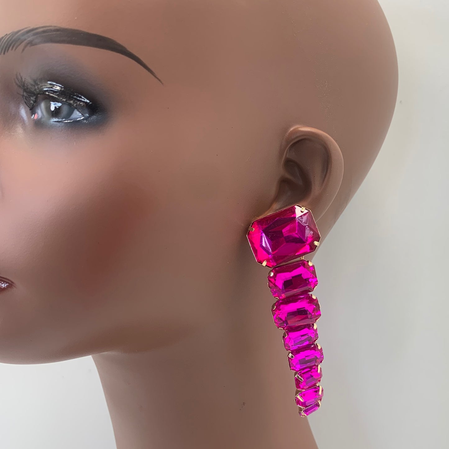 Cascading Crystal Drop Earrings | E0098