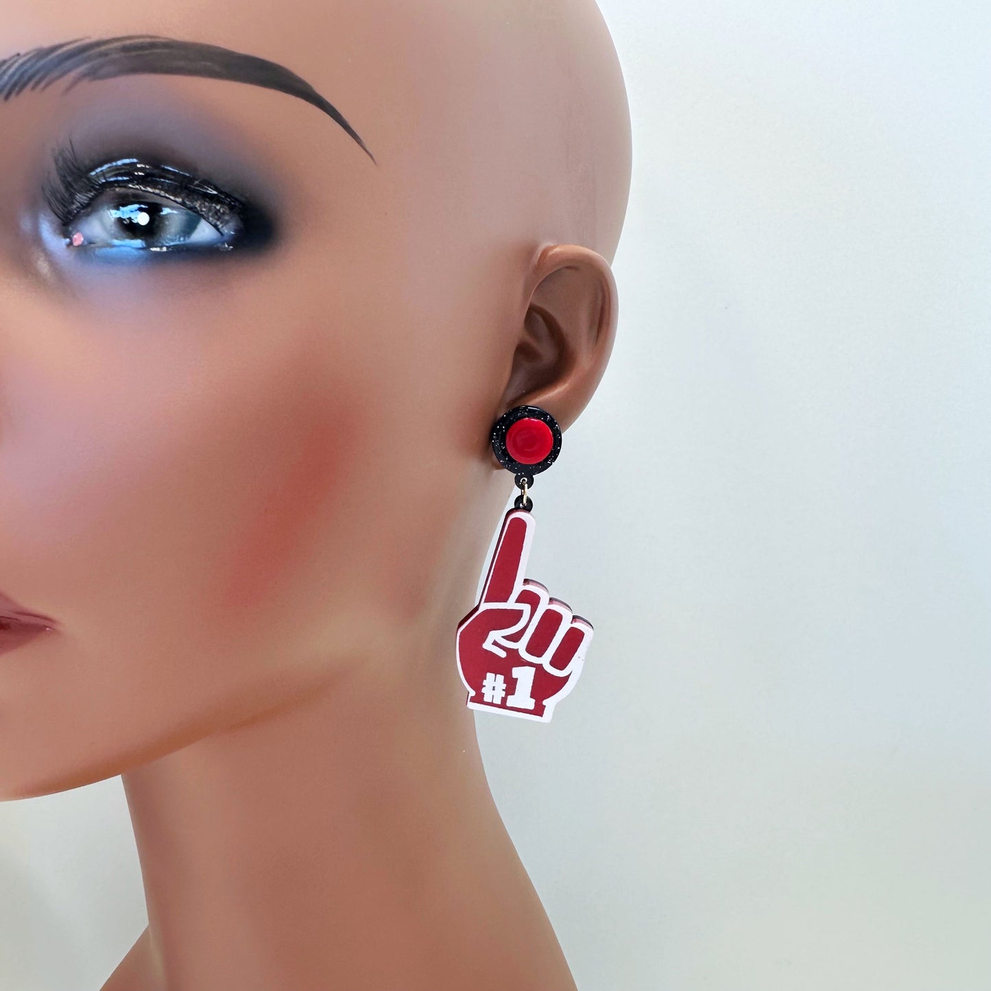 E1053 VER5989 Acrylic Drop dangle Post Earrings