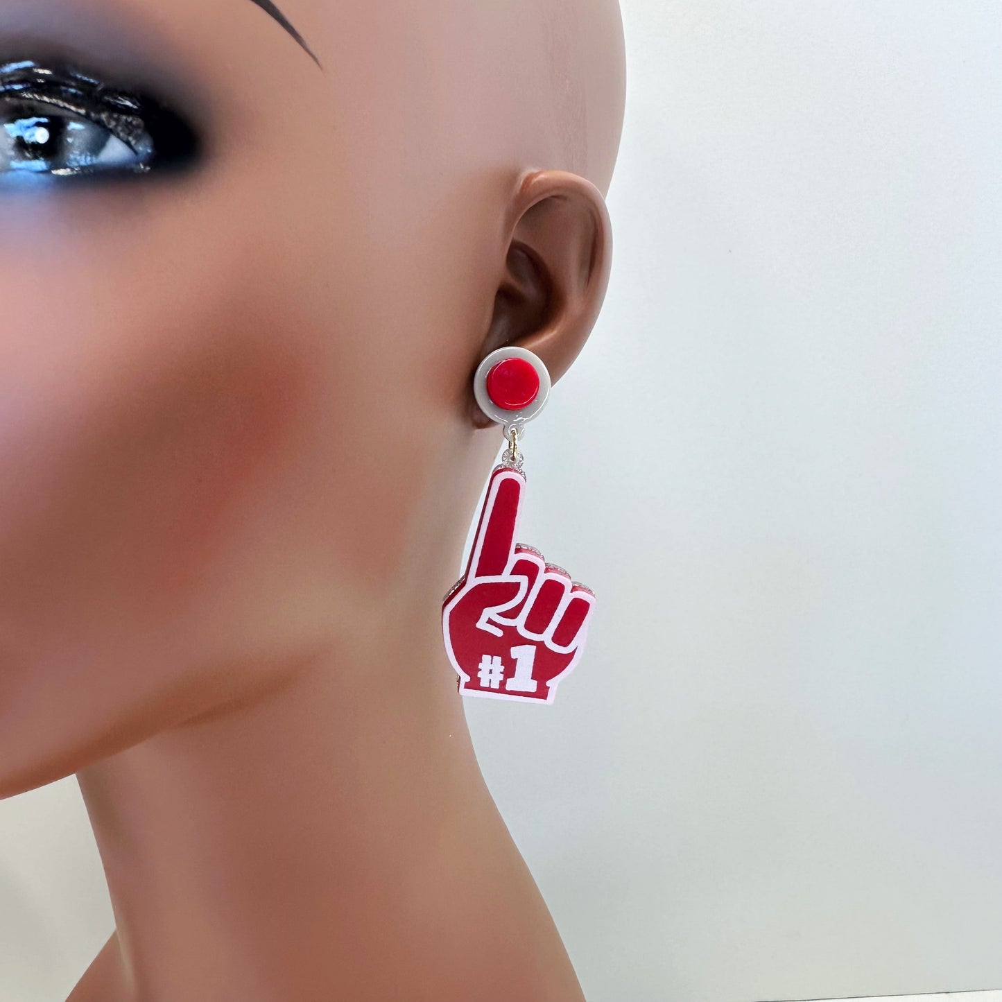 E1053 VER5989 Acrylic Drop dangle Post Earrings