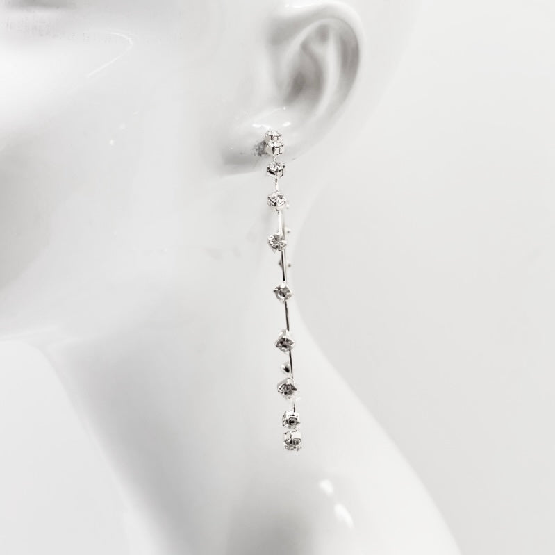 Crystal Detail Hoop Earrings | E0136