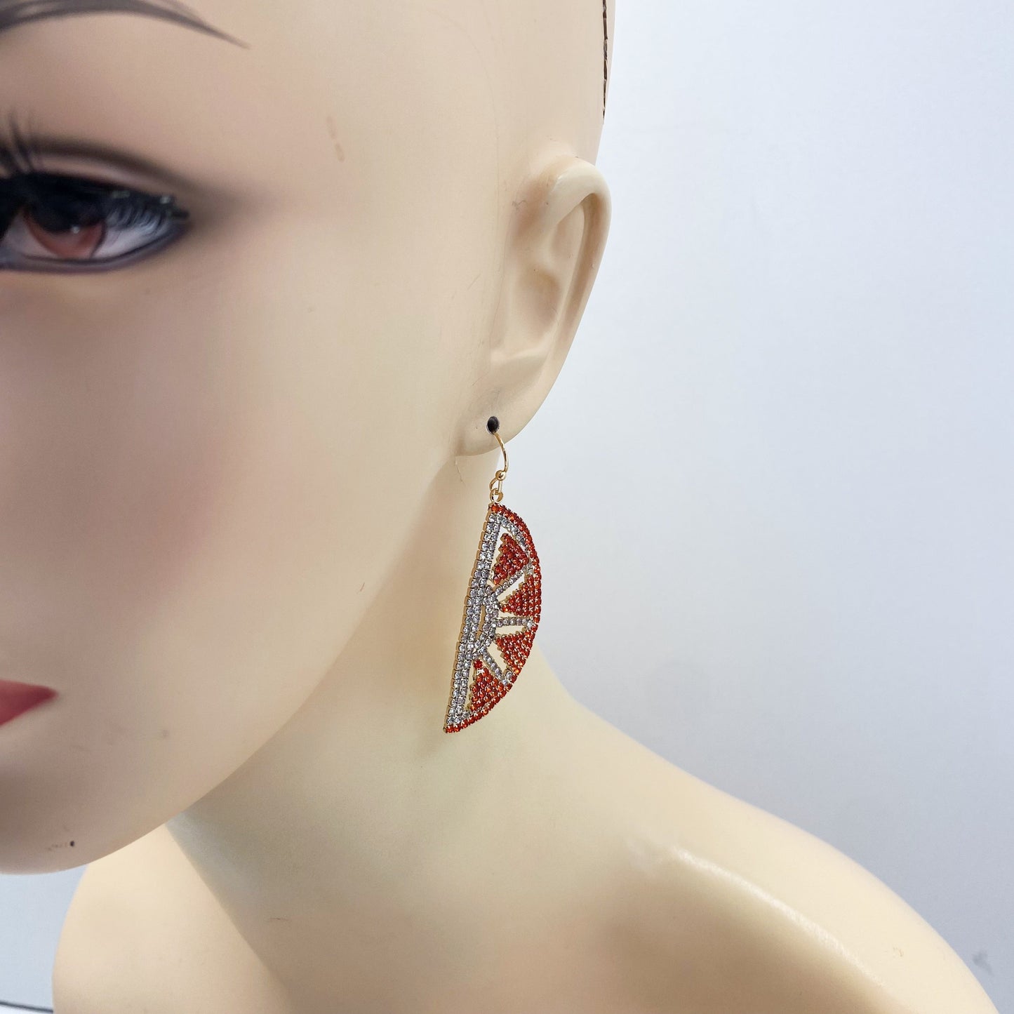 E1533 26721 Fruit Sliced Dangle Earrings