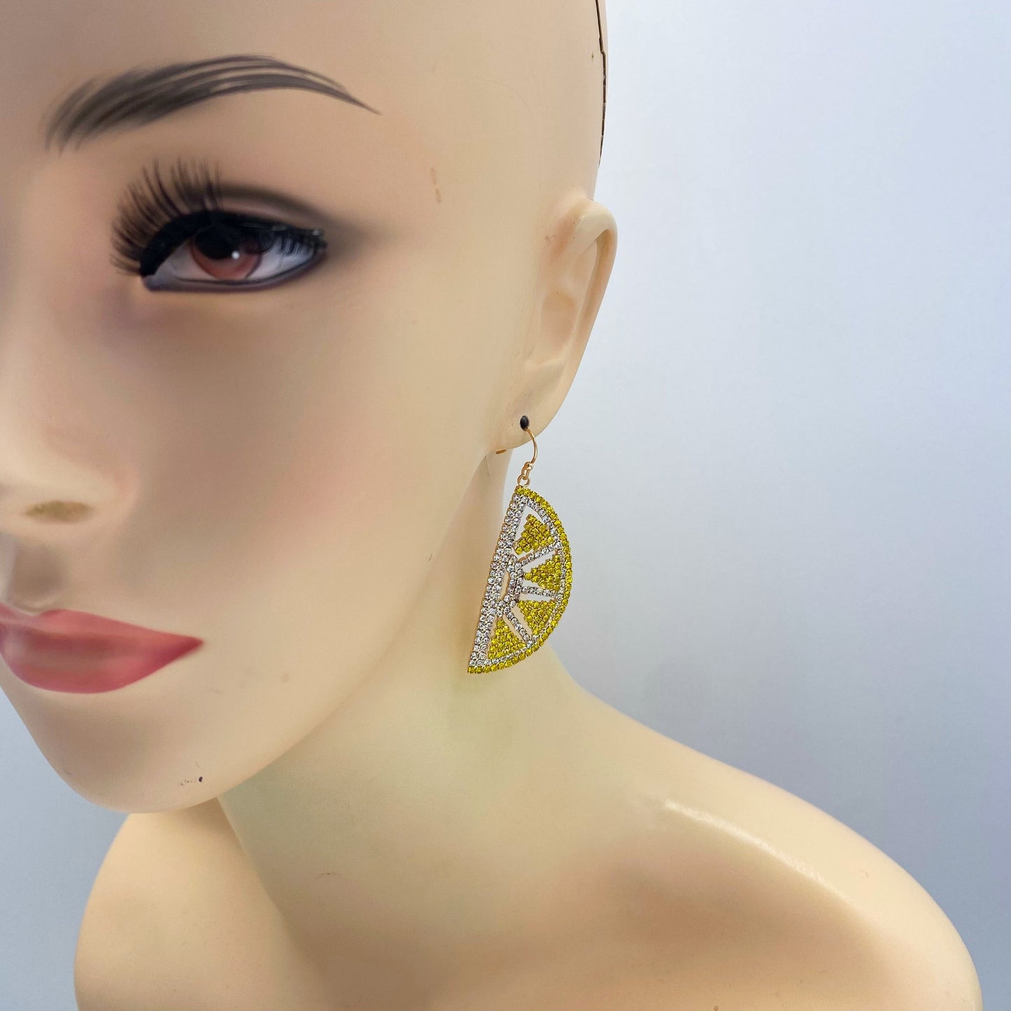 E1533 26721 Fruit Sliced Dangle Earrings