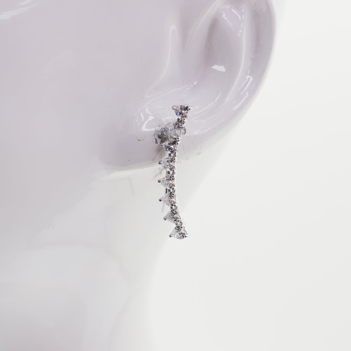 Crystal Bar Threader Earrings | E0201