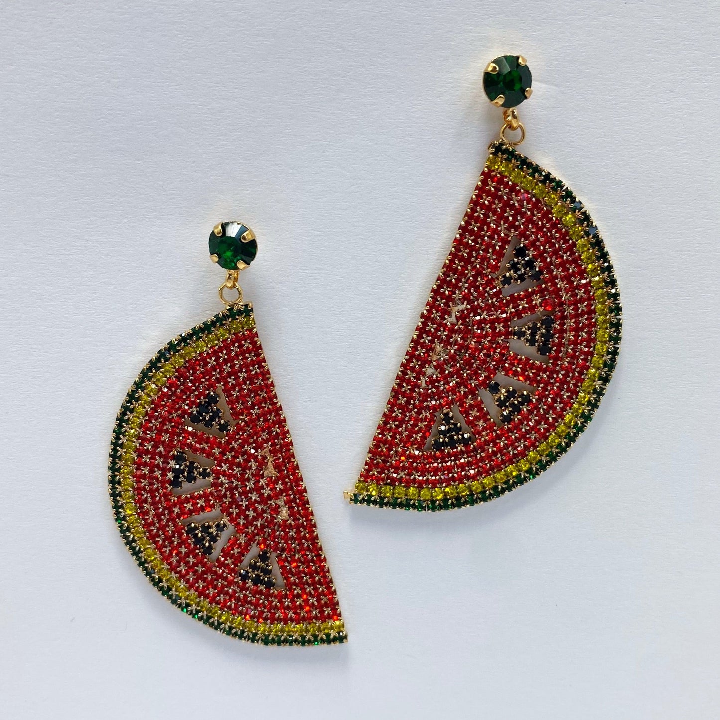 E1534 27002 Watermelon Dangle Earrings