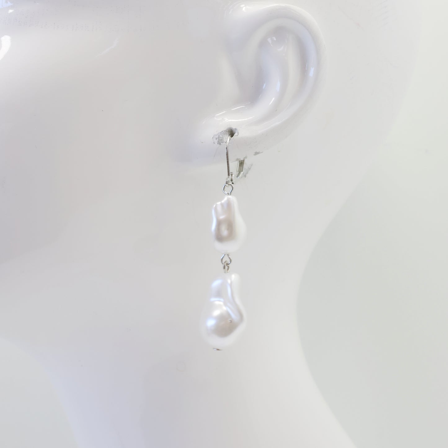 Pearl Double Drop Earrings | E0248