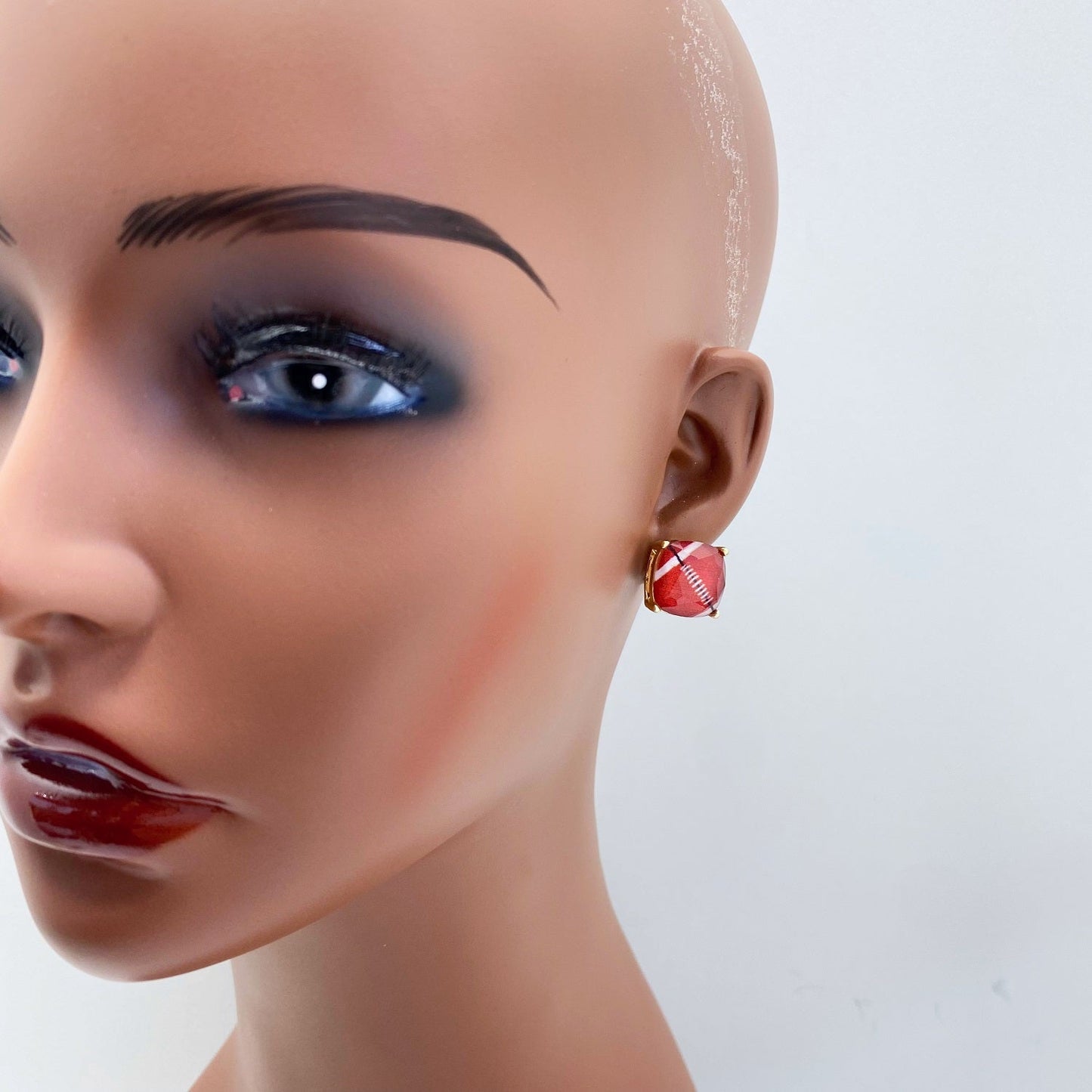 E1300 VER5423 Sports Ball Design Stud Earrings