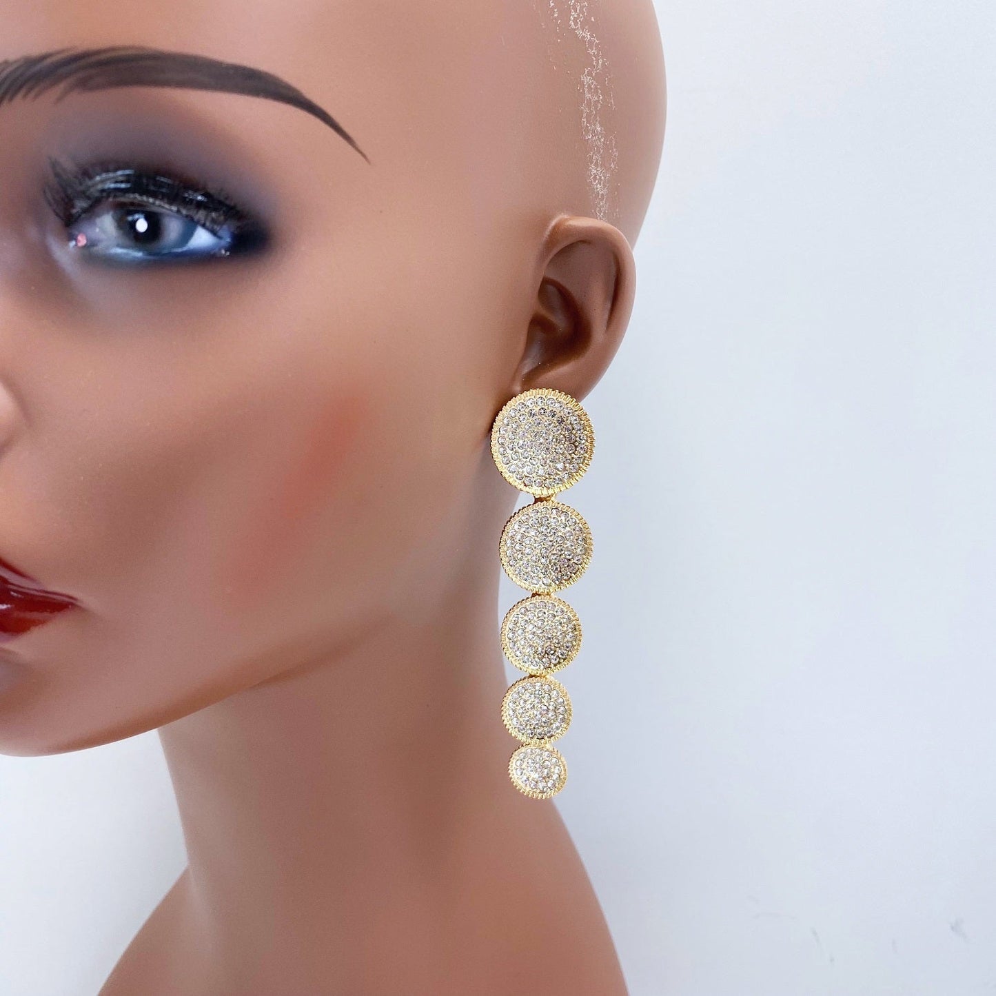 E1704 KE7331 Dangle Post Earrings