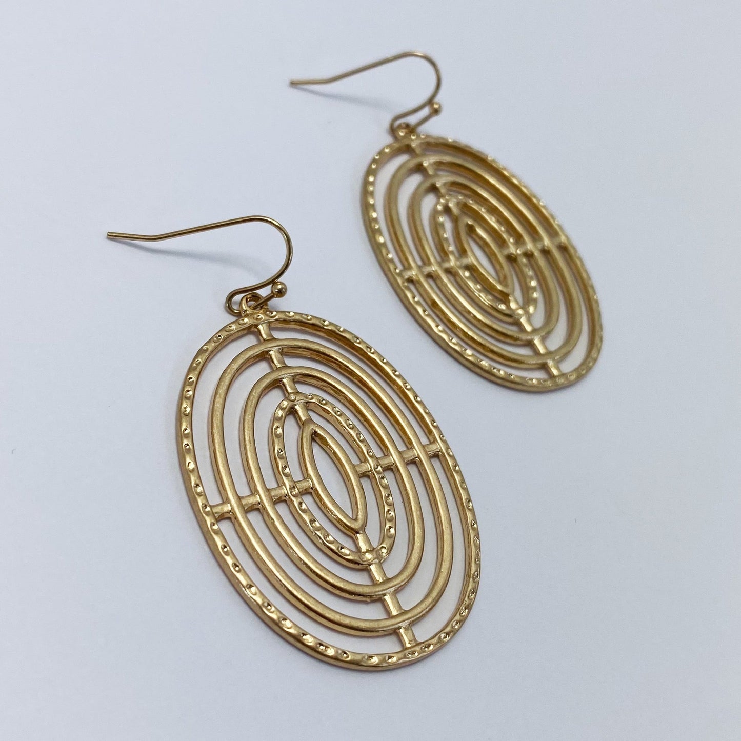 E1119 HE2574 Metal Drop Dangle Hook Earrings
