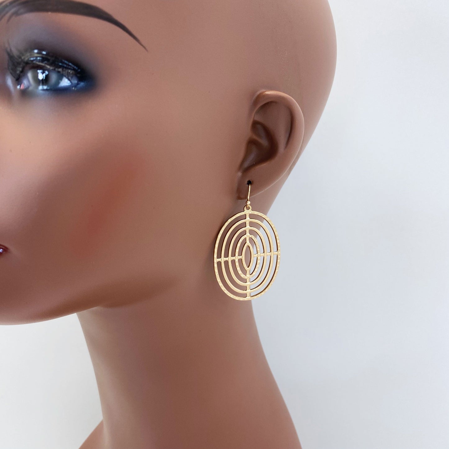 E1119 HE2574 Metal Drop Dangle Hook Earrings