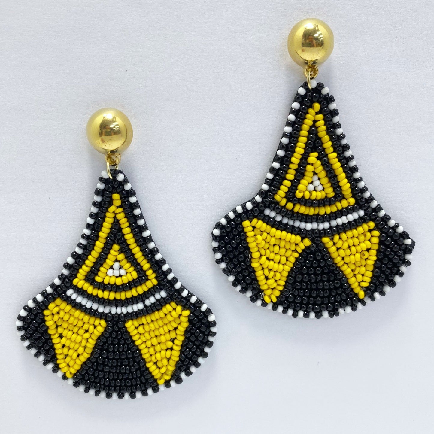 E0890 AE5655 Beads Deco Drop Dangle Earrings
