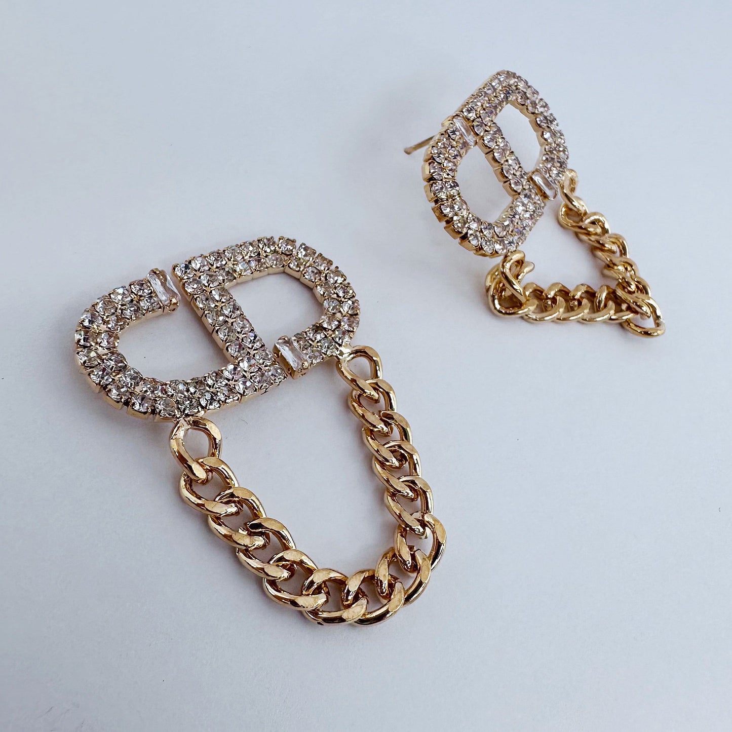 E1475 CE5223 Drop Post Earrings