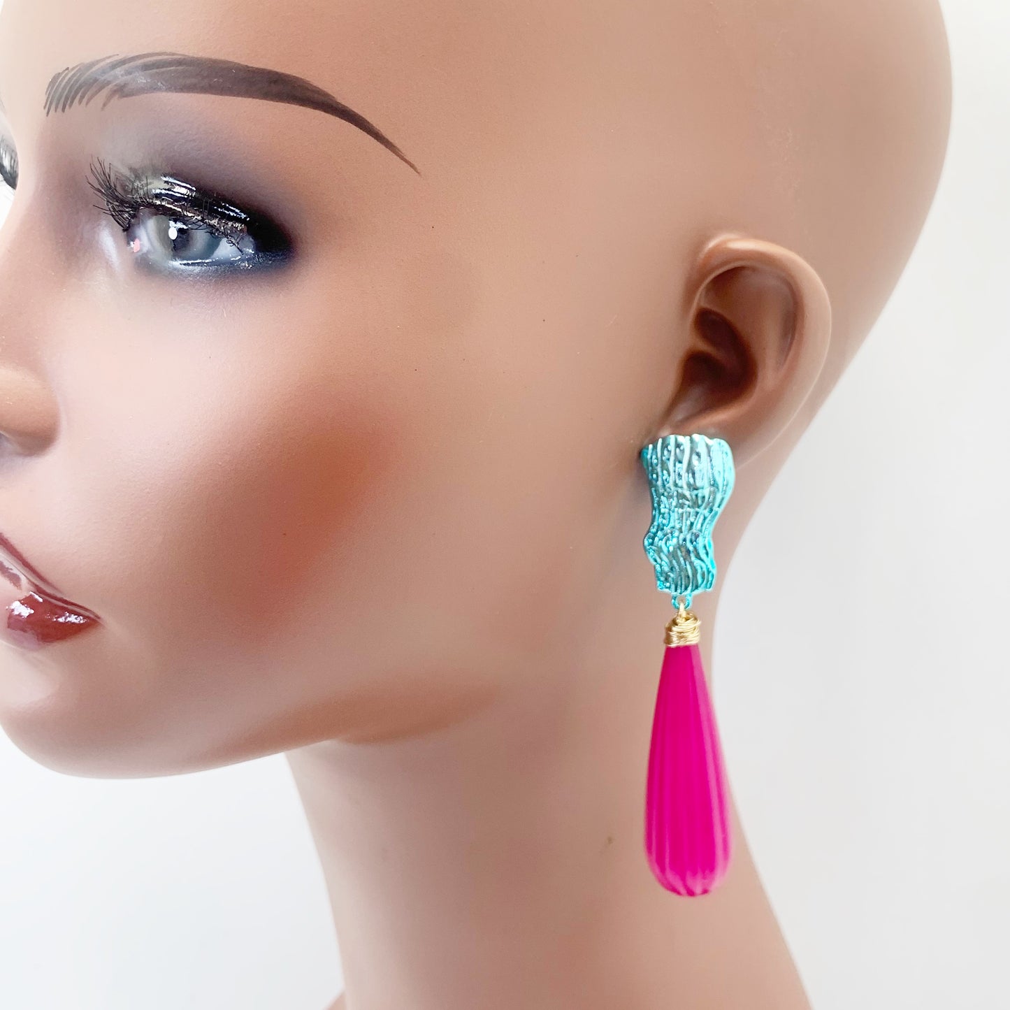 Long Teardrop Dangle Earrings | E0372