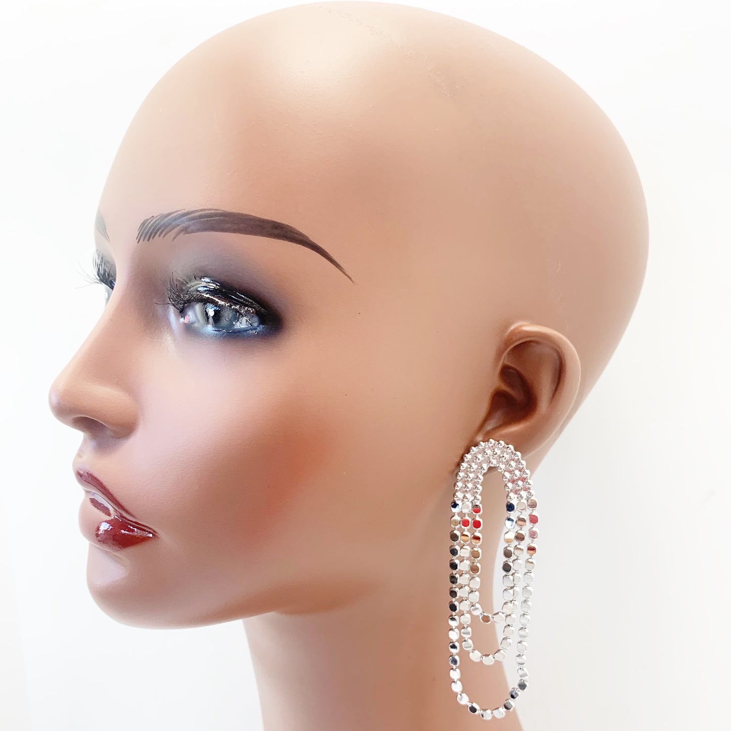 Cascading Beaded Drop Earrings | E0382
