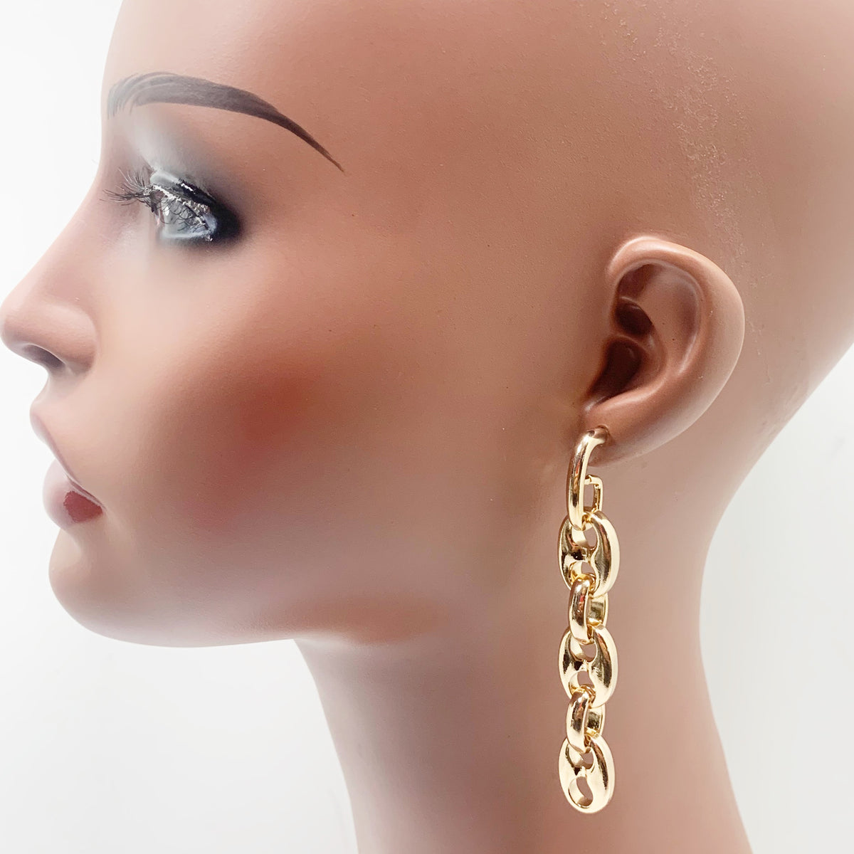 Chunky Chain Drop Earrings | E0408