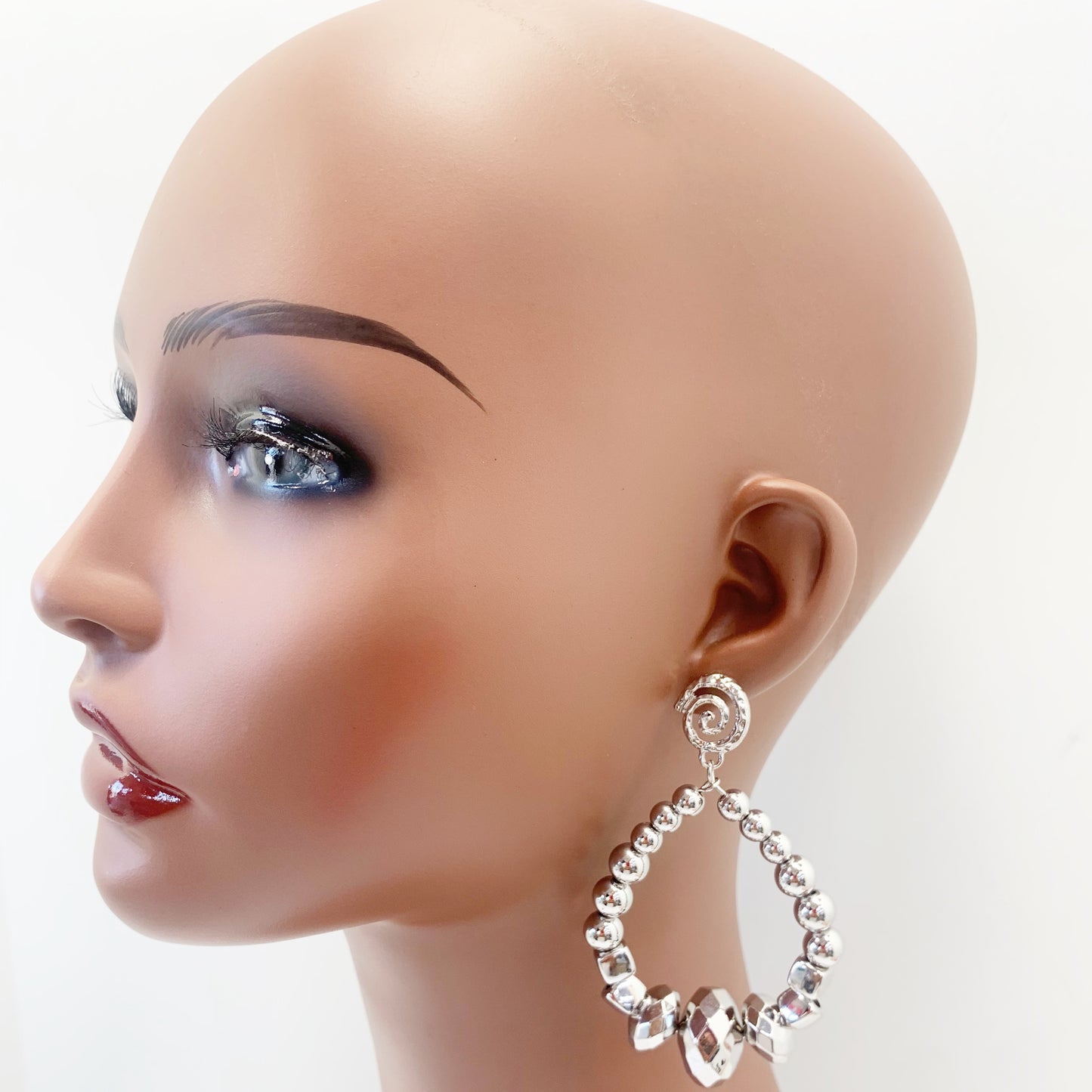 Beaded Teardrop Drop Earrings | E0417