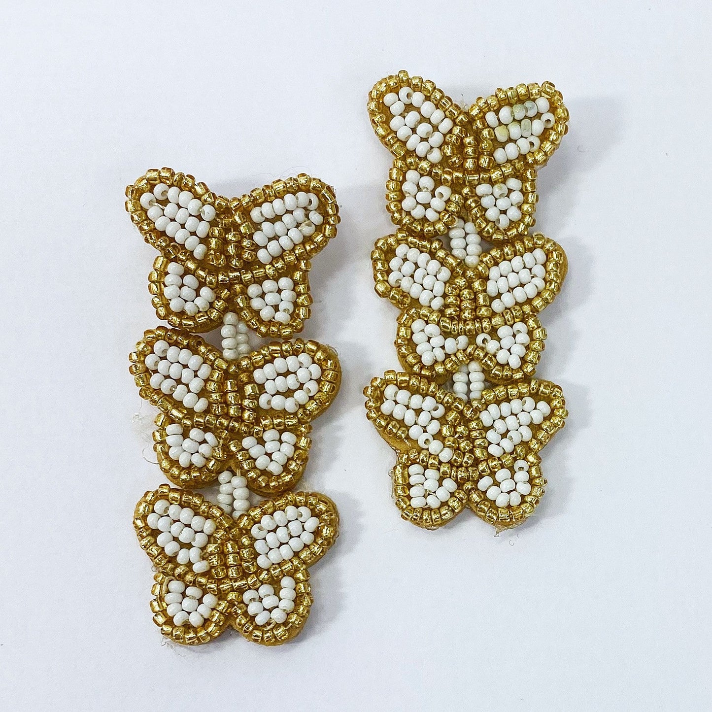 E1207 FER4358 Butterfly Drop Dangle Earrings