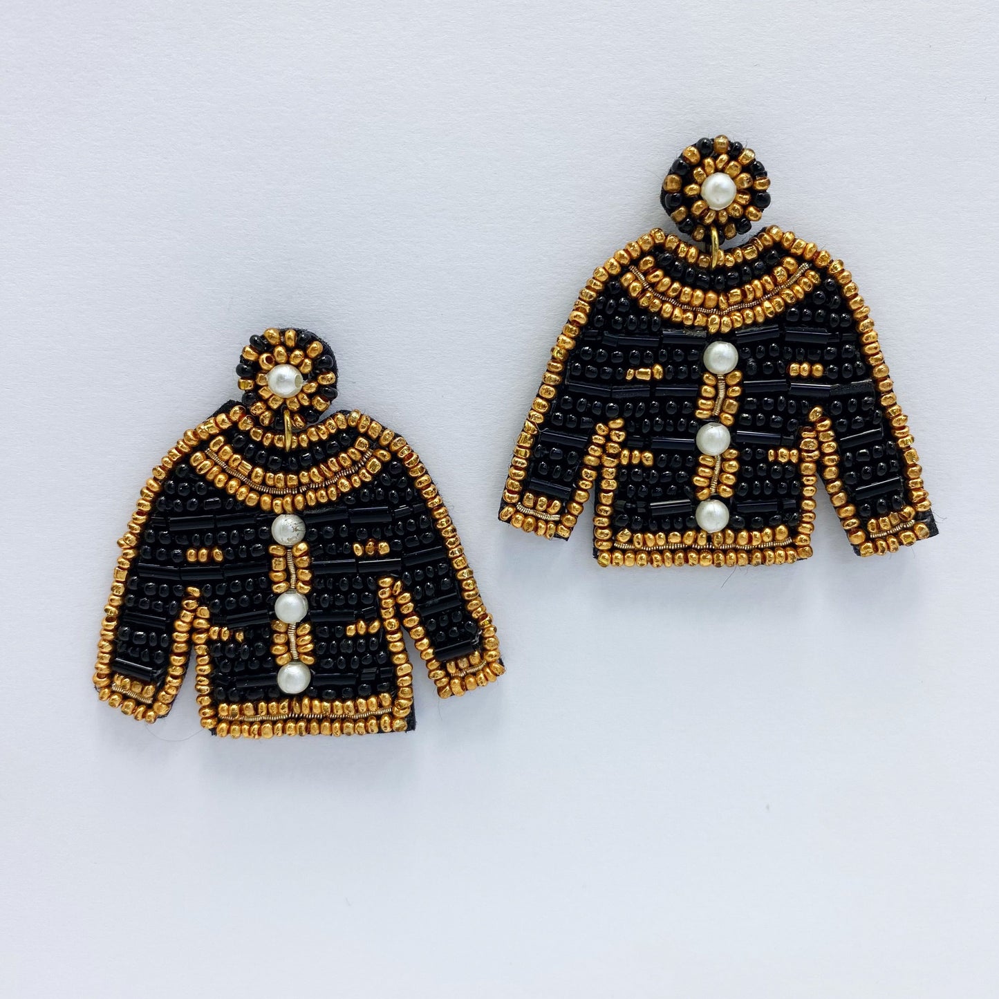 E0892 AE4853 Beads Decorated Drop Dangle Post Earrings