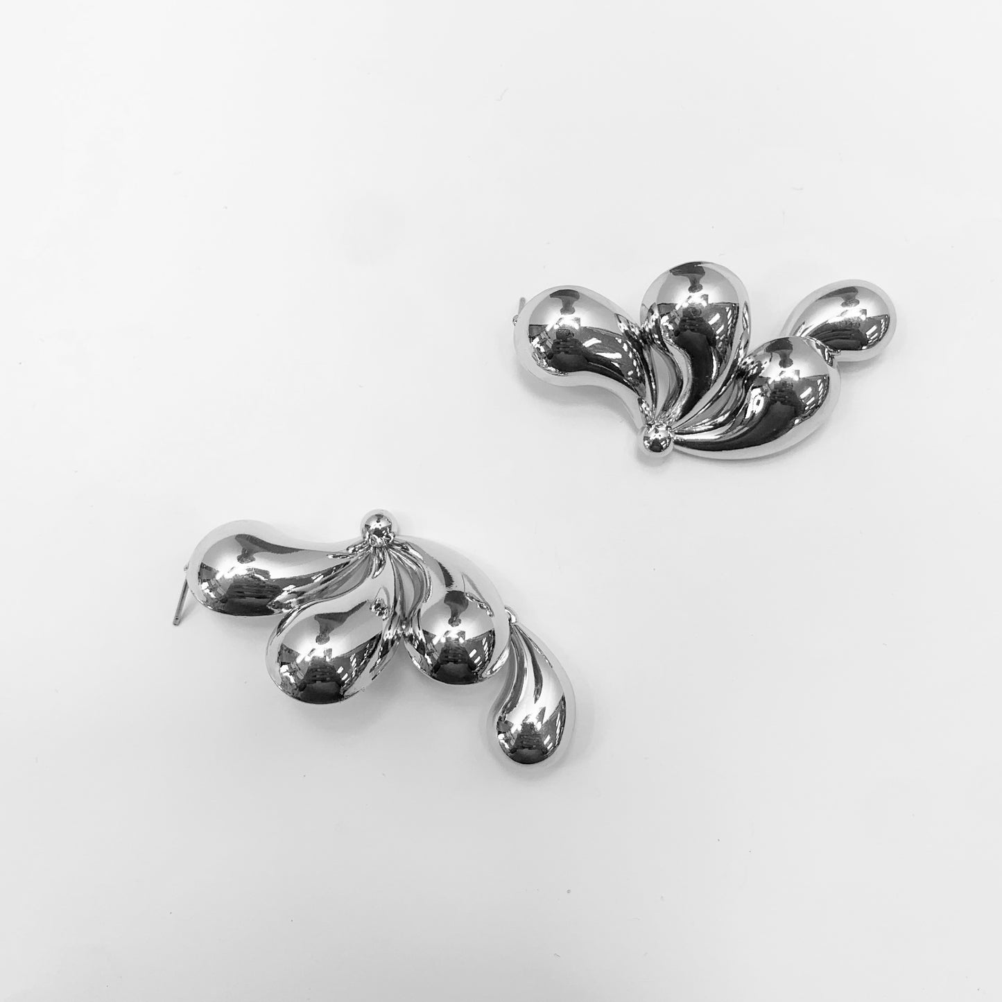Sculptural Metal Drop Earrings | E0525