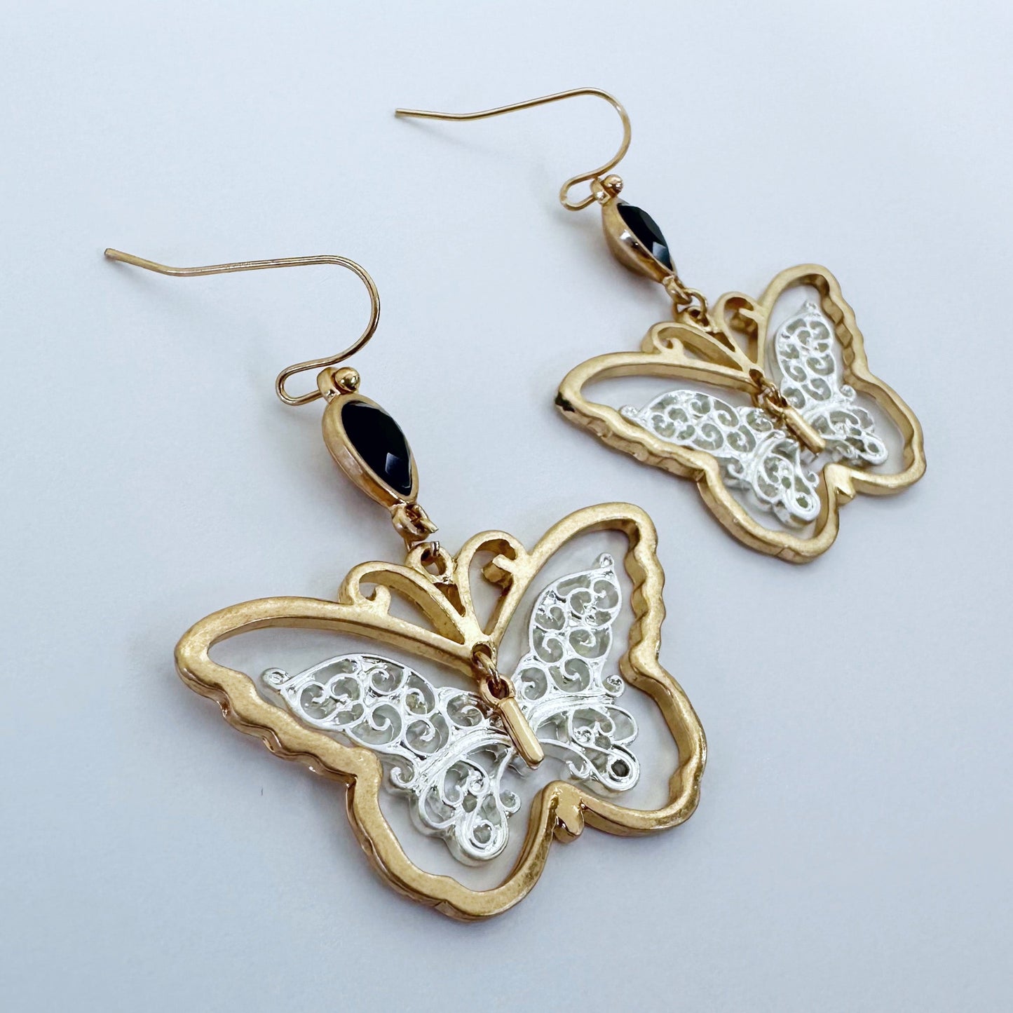 E0968 AE6215 Butterfly Designs Drop Dangle Hook Earrings