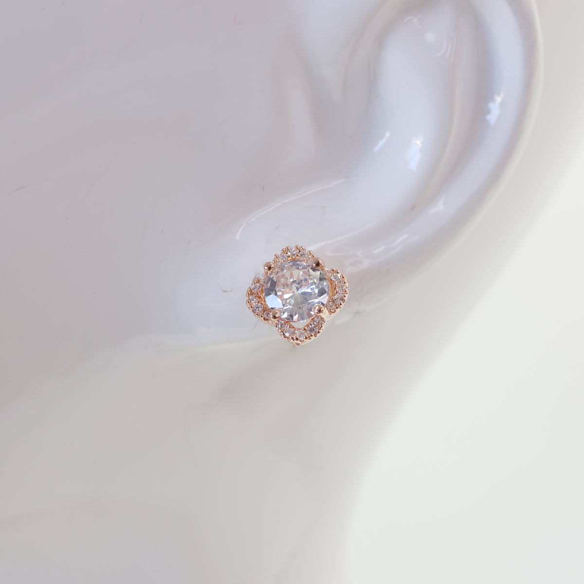 Crystal Floral Stud Earrings | E0532
