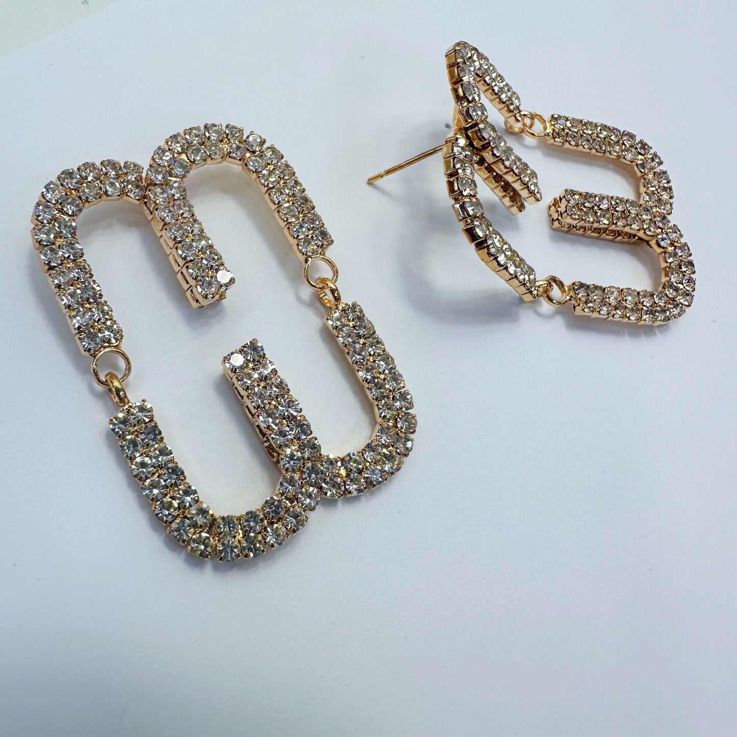 E1453 CE5251 Drop Post Earrings