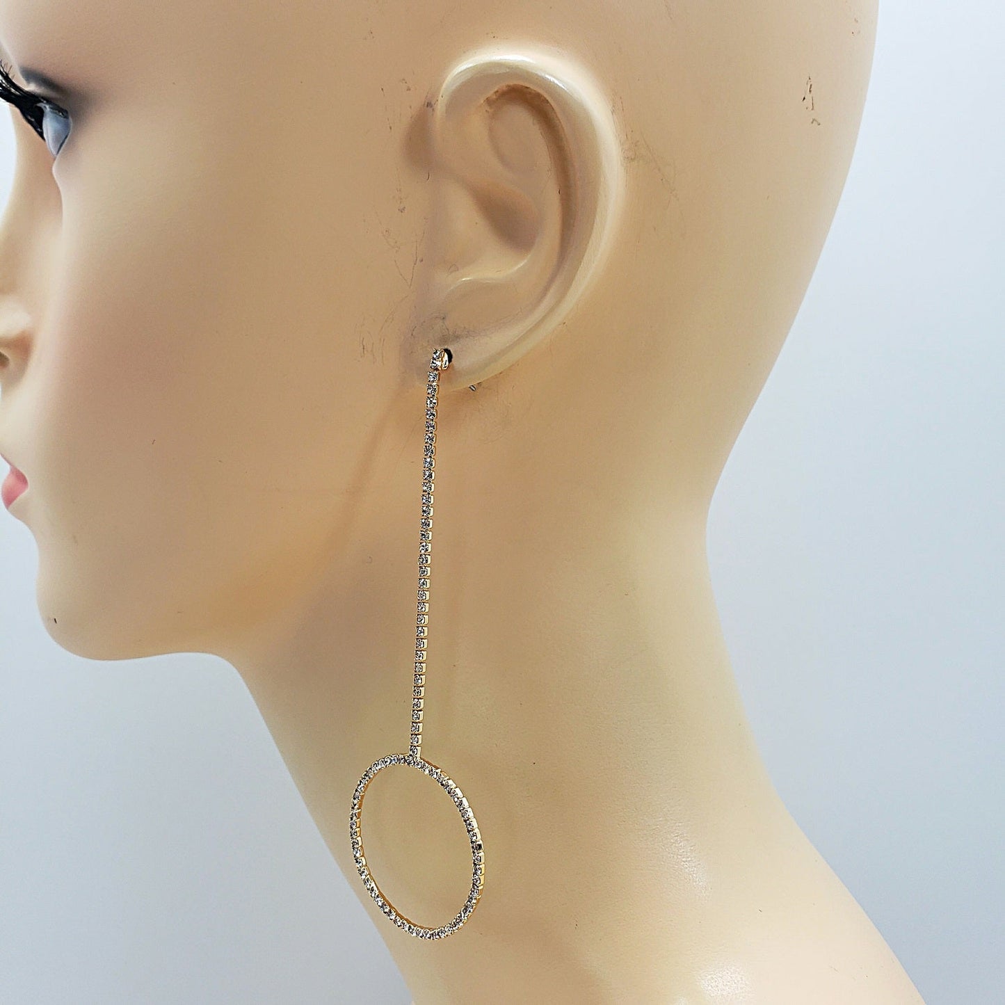 E1382 25811 Drop Dangle Post Earrings