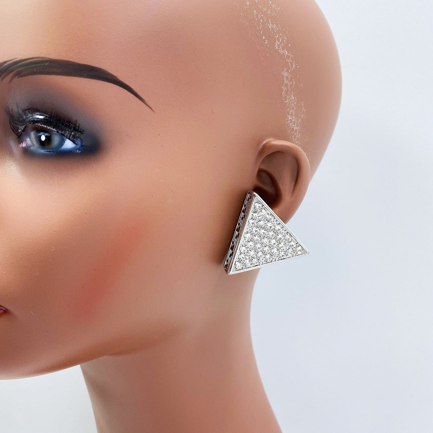 E1718 KE3393 Triangle Post Earrings