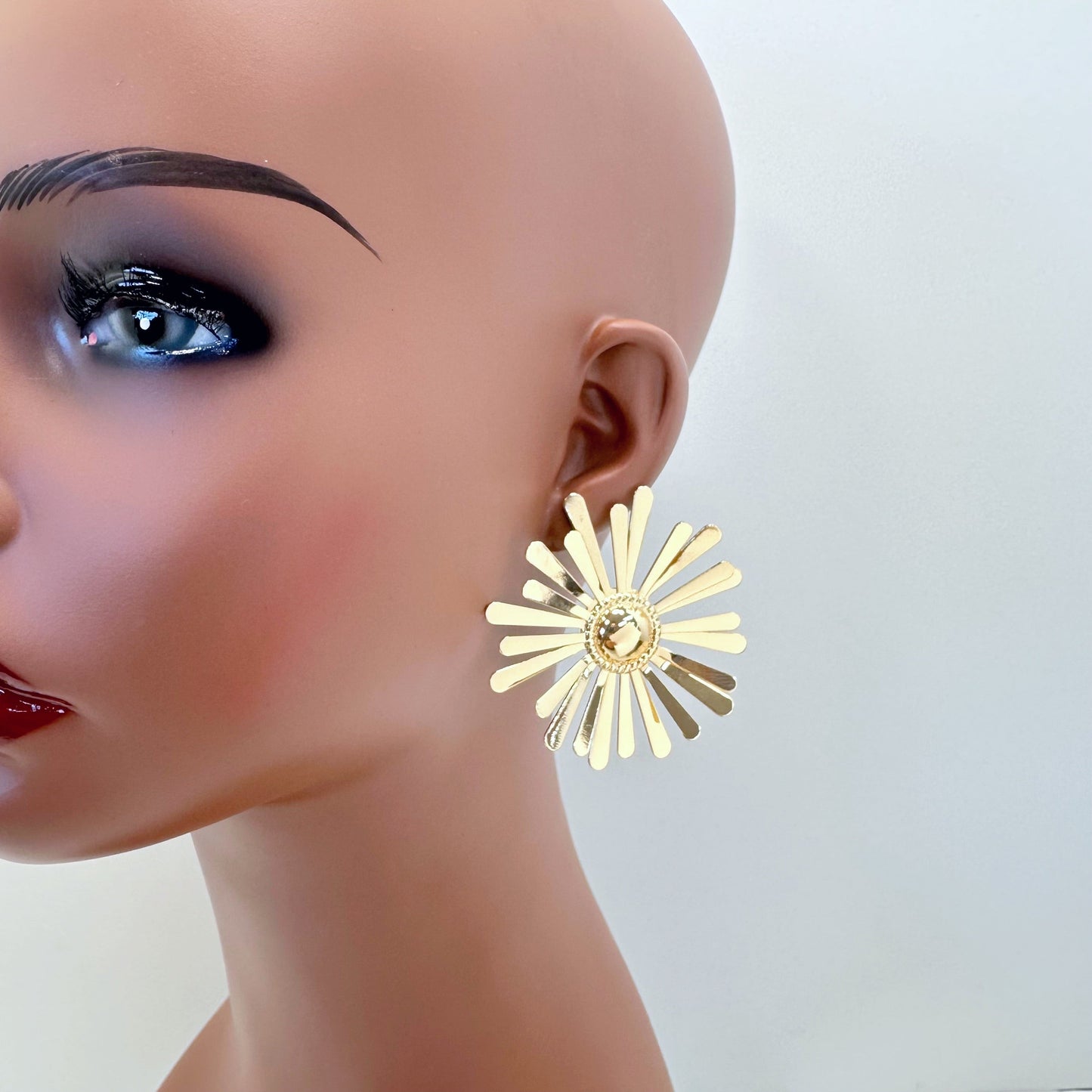 E1692 KE4170 Flower Drop Earrings