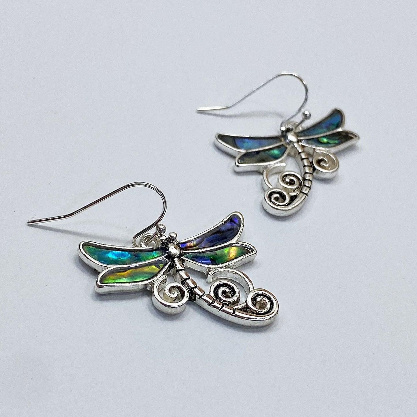 E0697 AE3897 Dragonfly Drop Dangle Earrings