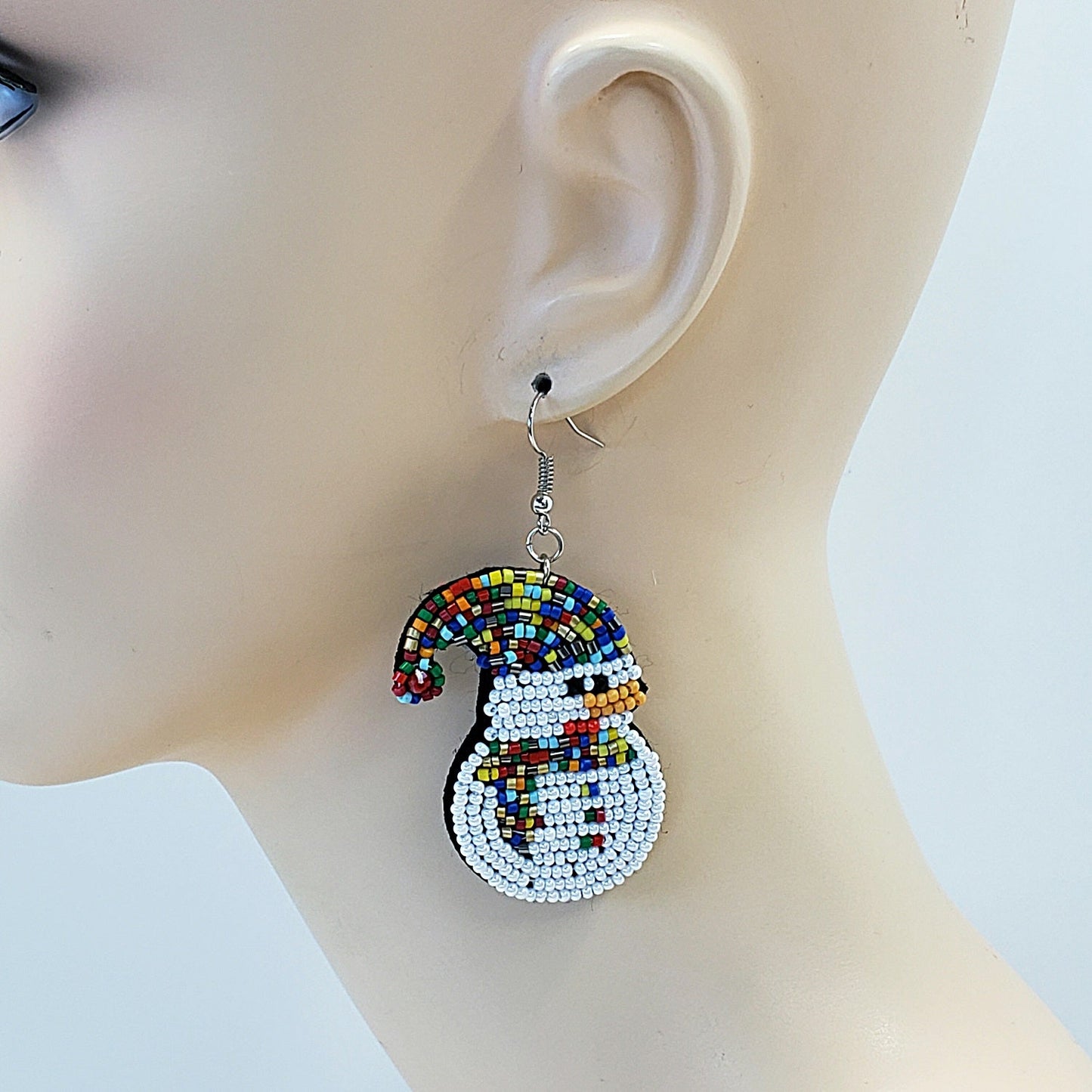 E1611 FER3621 Christmas Earrings