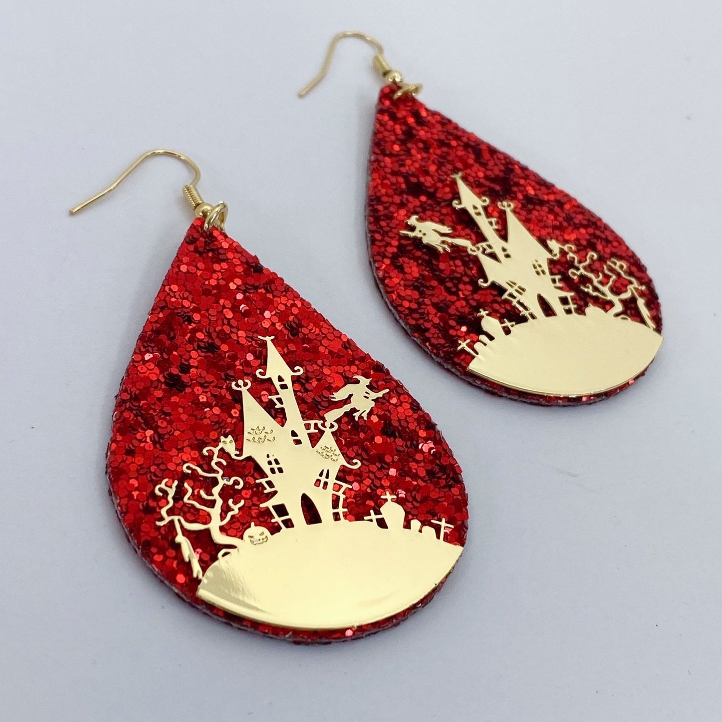 E1582 KE8578 Halloween Dangle Earrings