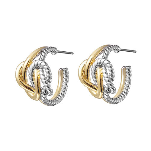 E1990 | Interlocking Pavé Earrings | ER8762