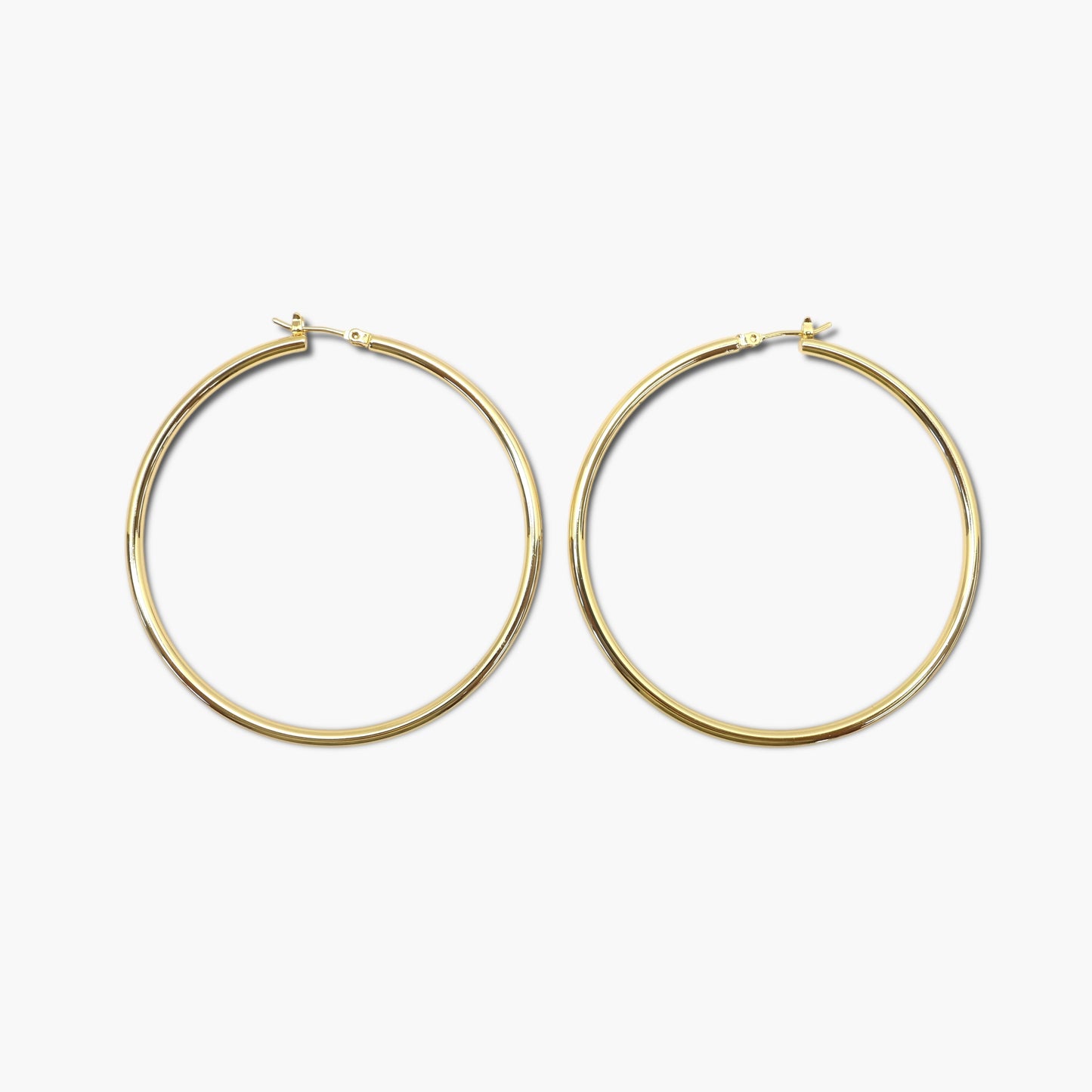 E0300 | Sleek Signature Hoop Earrings | SE10001-6J
