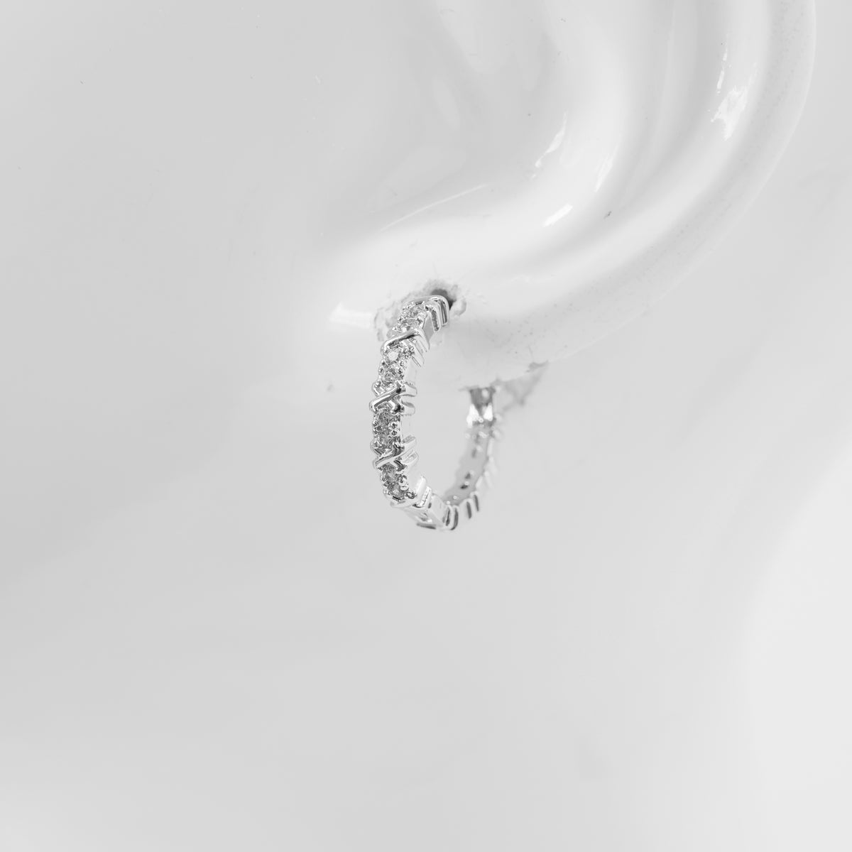 Ribbed Hoop Earrings