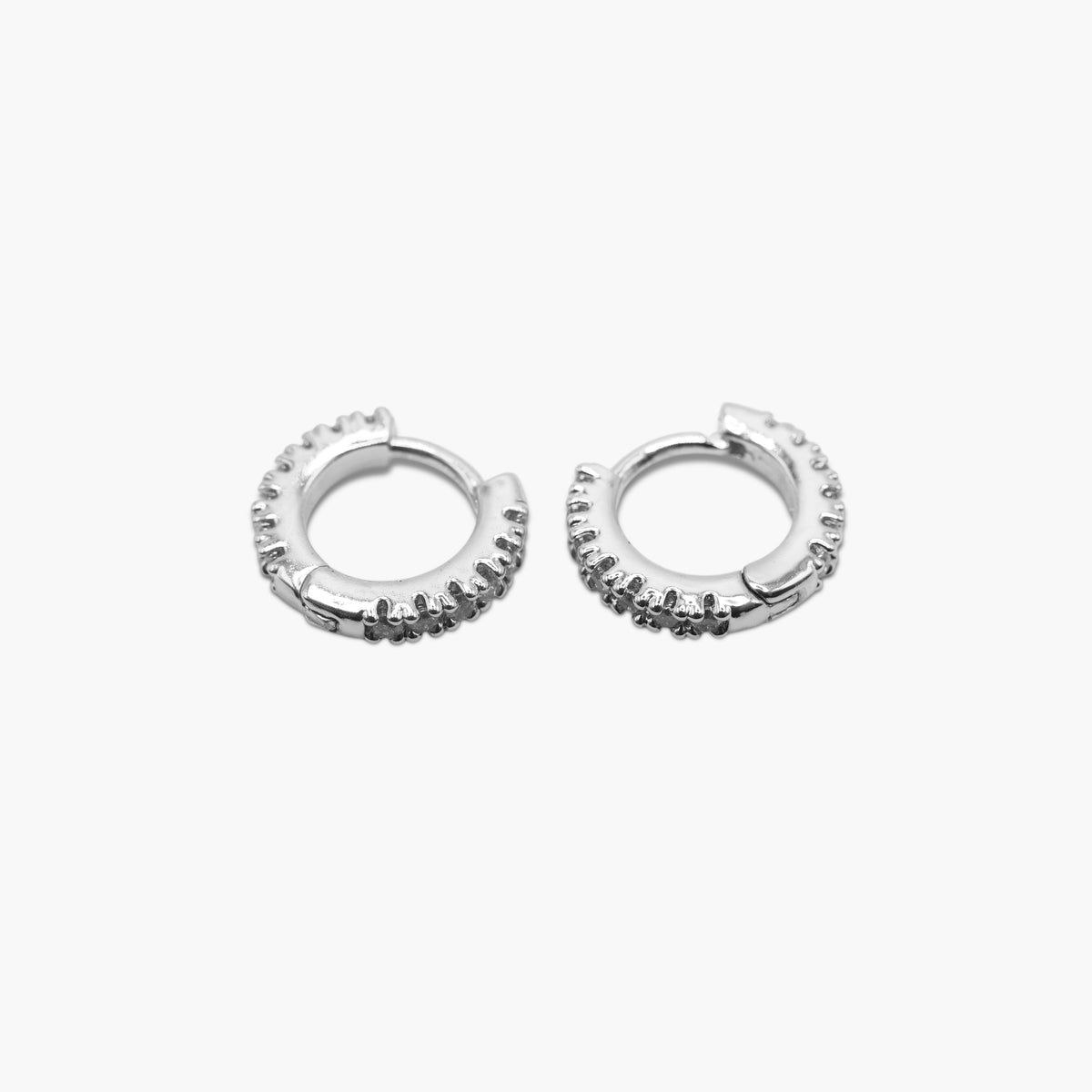 Embellished Beaded Hoops
