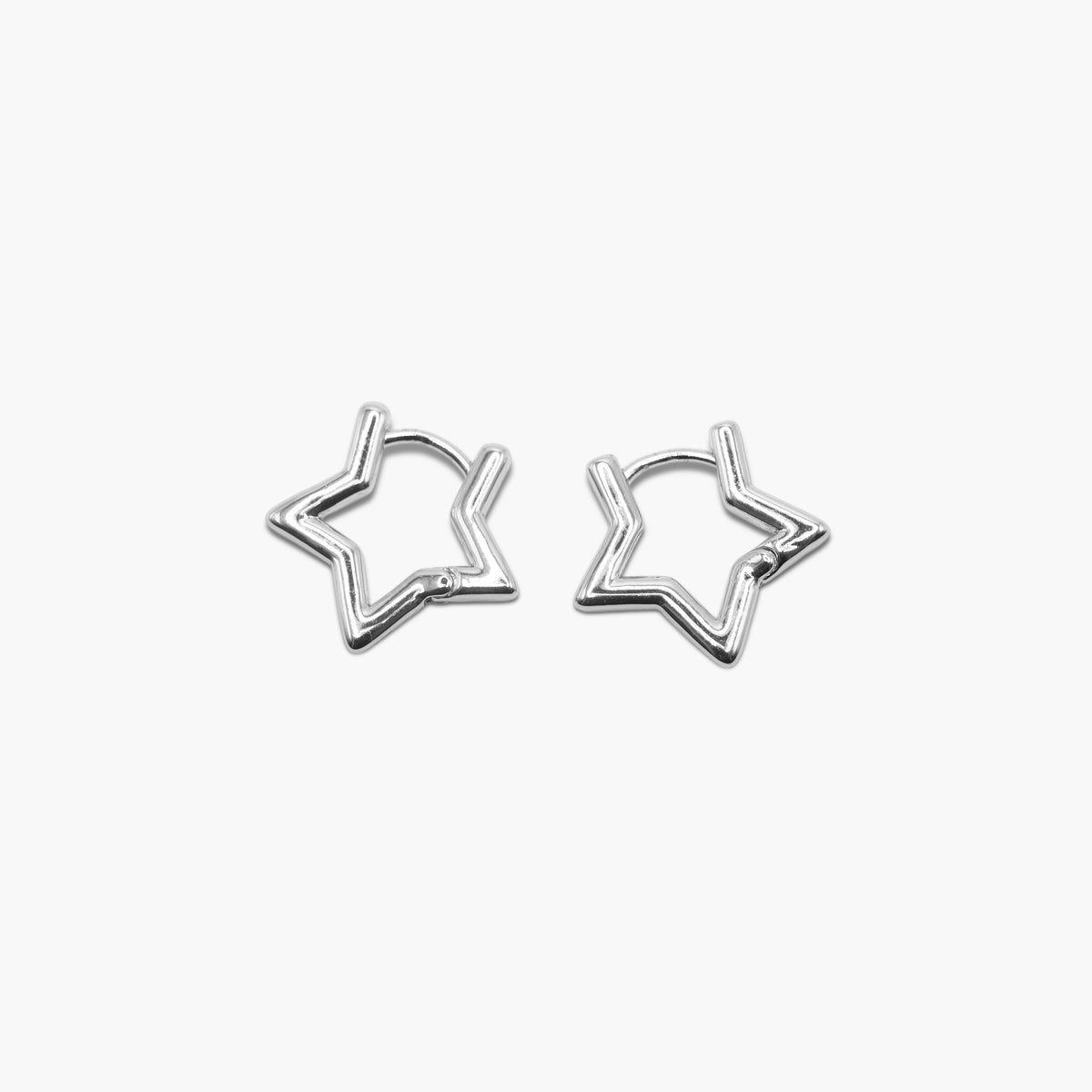Hollow Star Hoop Earrings