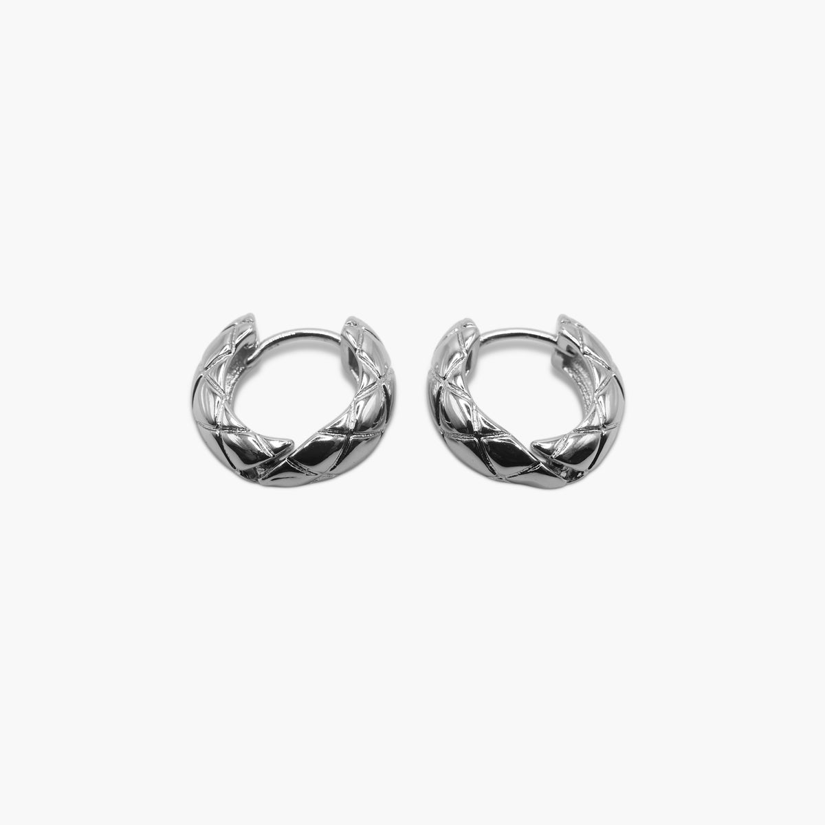 Textured Twist Hoop Earrings