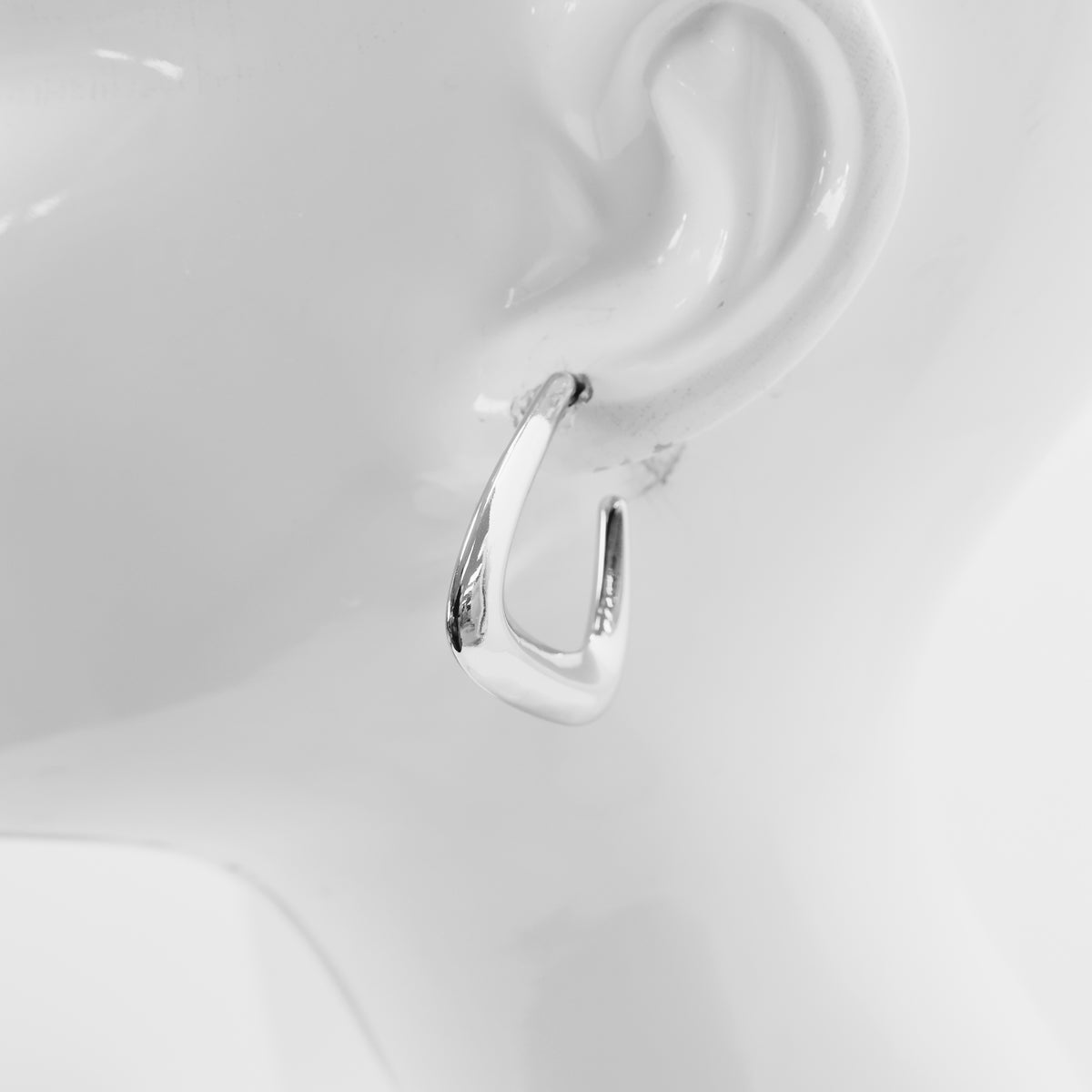Sleek Dome Huggie Earrings