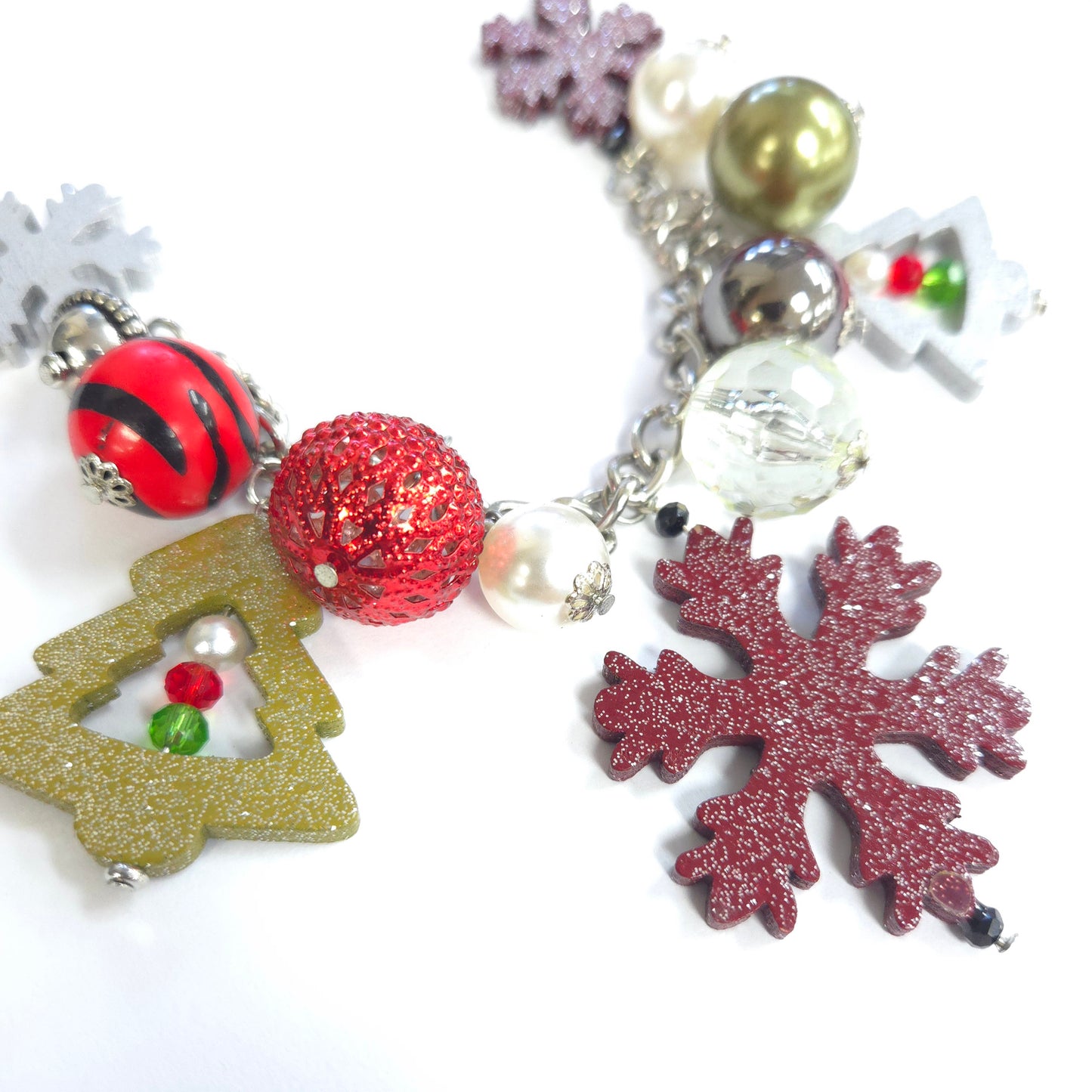 N0640 FNE4427 Christmas Necklace