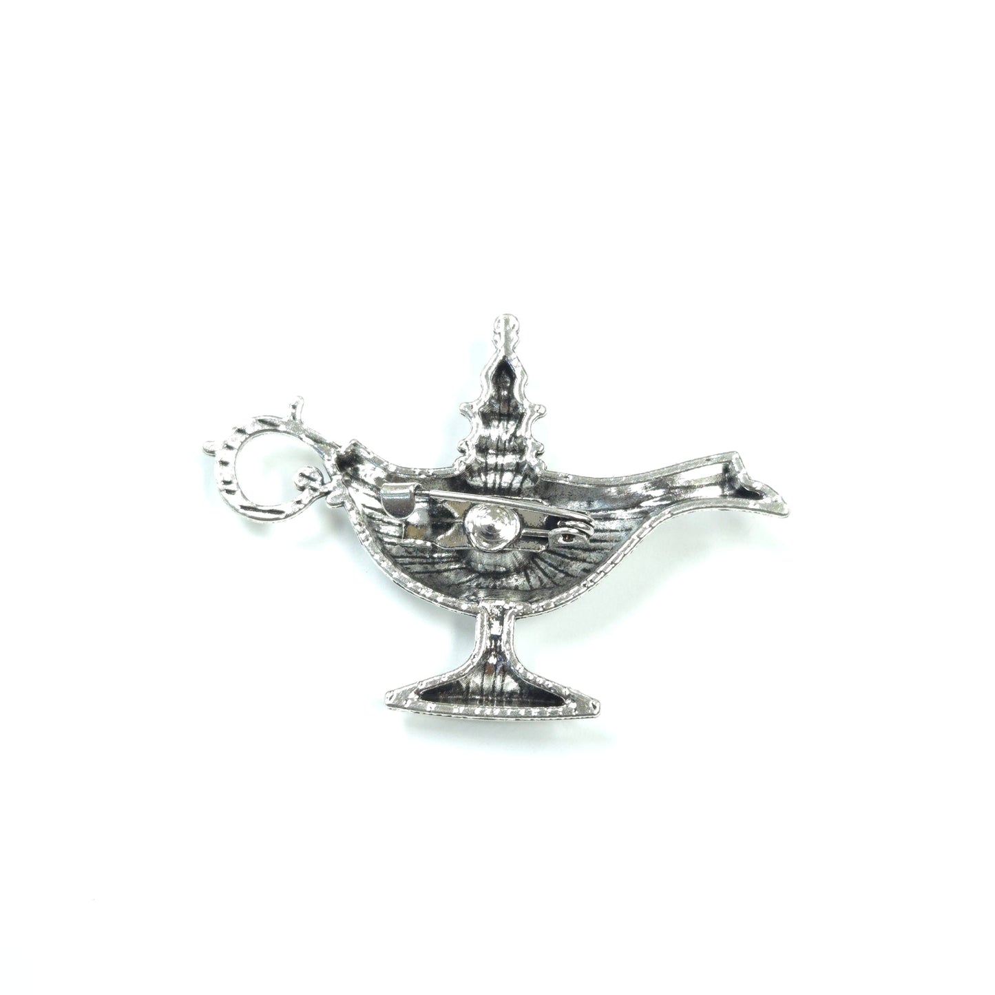 BR0239 | Vintage Genie Lamp Brooch | GBR1219