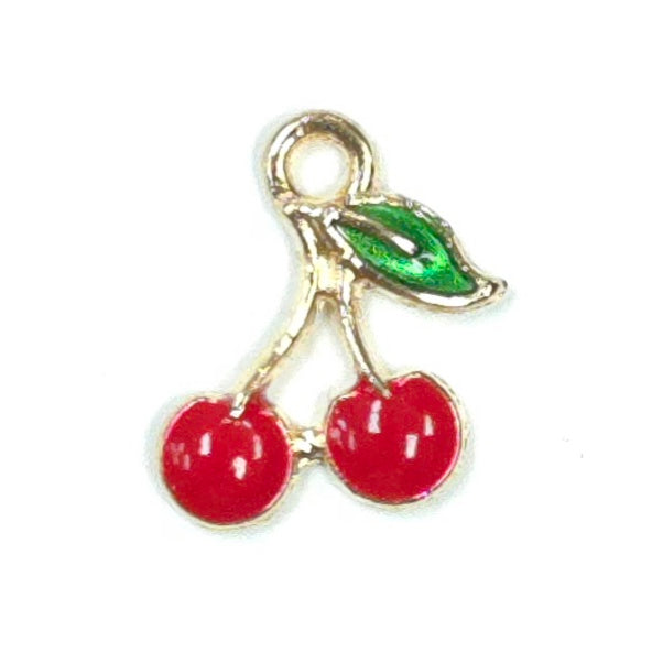 C0166 | Double Cherry Jewelry Charm | GC1122
