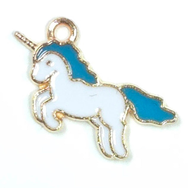 C0125 | Fantasy Unicorn Enamel Charm | GC1125