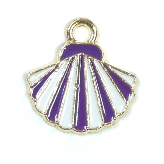 C0112 | Ocean Shell Enamel Charm | GC1126