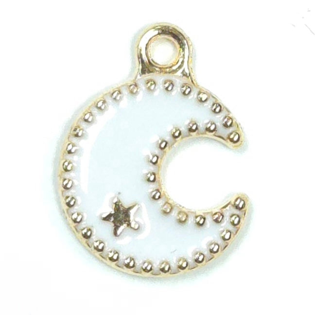 C0116 | Cute Crescent Moon Charm | GC1126